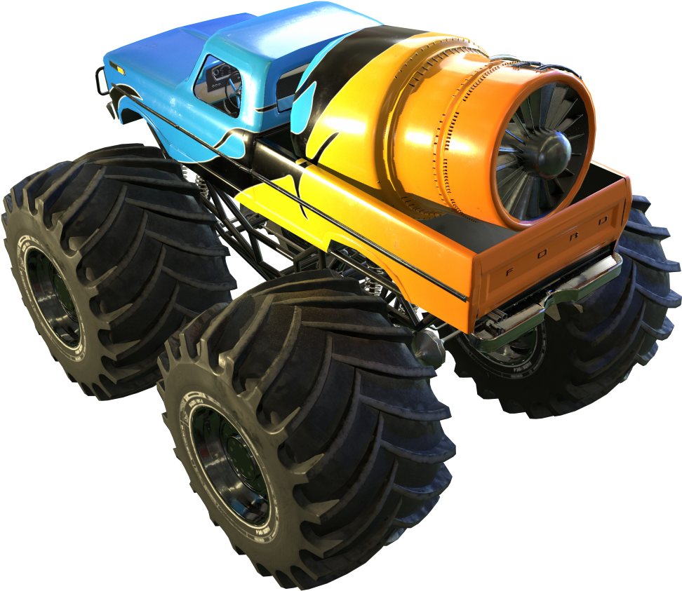 R2 - Monster Truck (1200x1200), Png Download