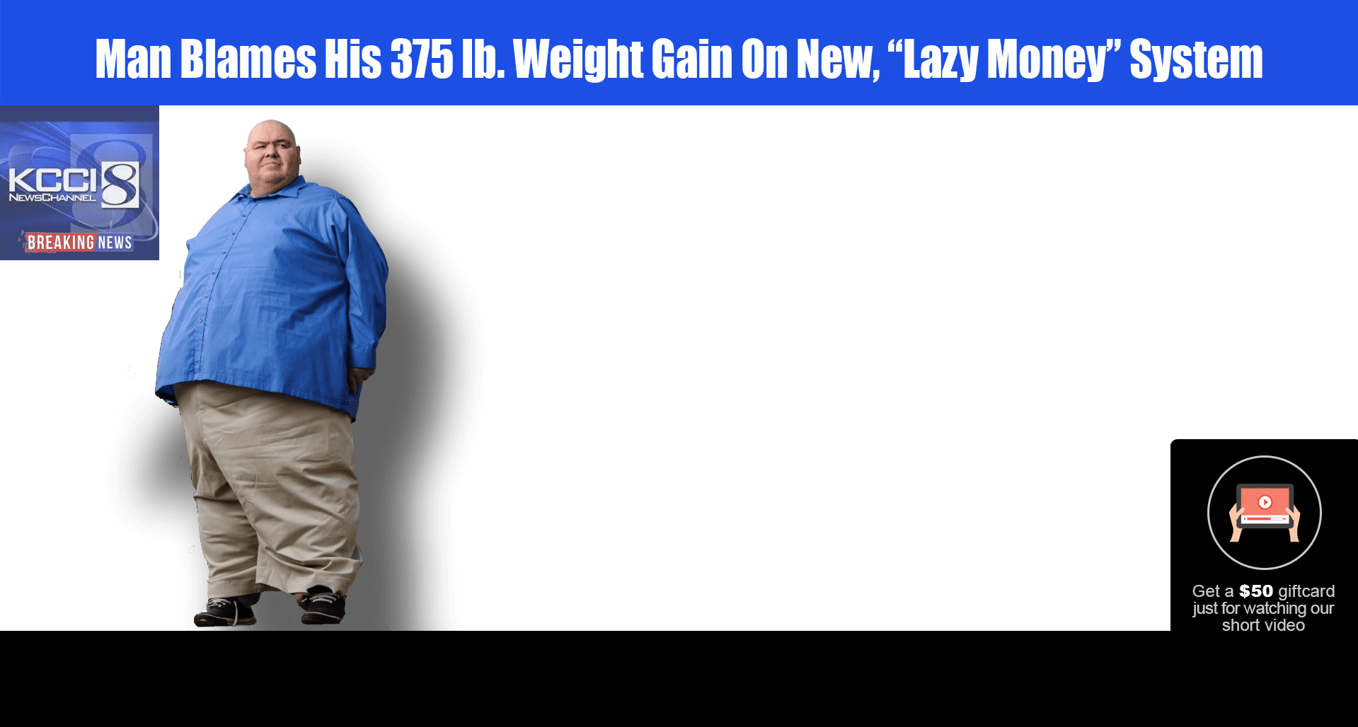 Fat - Standing (1919x1028), Png Download