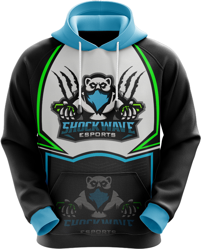 Shockwave Pro-hoodie - Sweatshirt (1024x1024), Png Download