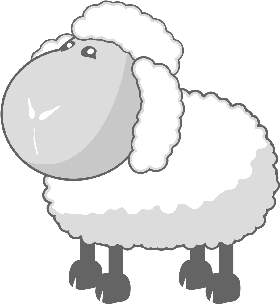 942 X 1024 5 - Baa Baa Wooly Sheep (942x1024), Png Download