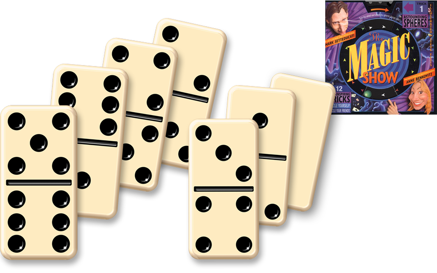 Domino Clipart Transparent - Dominoes (900x562), Png Download