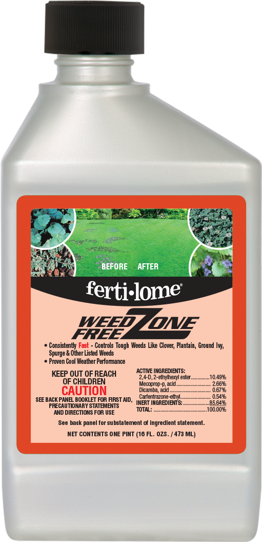 Ferti Lome - Fertilome Weed Free Zone (699x1208), Png Download