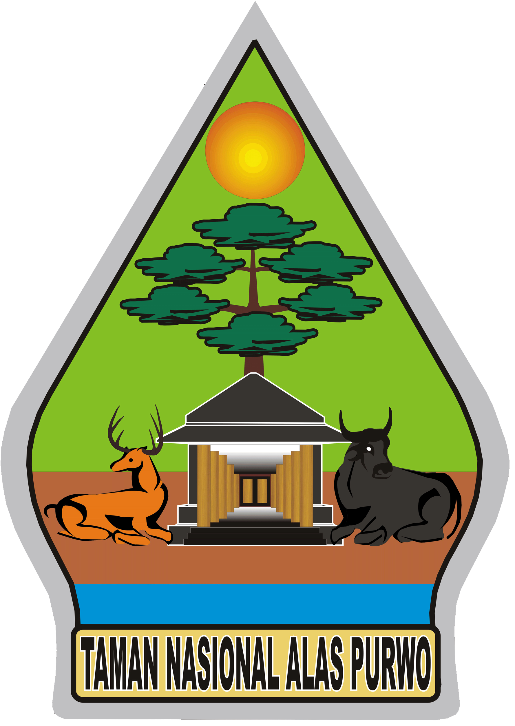 Logo Transparan - Logo Taman Nasional Alas Purwo (1793x2535), Png Download