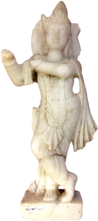 Old Marble Krishna - Figurine (600x800), Png Download