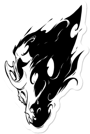 Embrace The Void Sticker - Illustration (650x650), Png Download