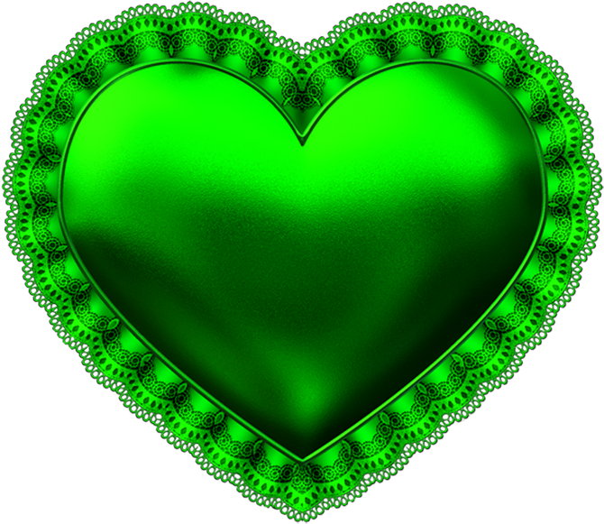 Hearts ‿✿⁀♡♥♡❤ Heart Of Life, I Love Heart, - Green Love Heart Png (670x581), Png Download