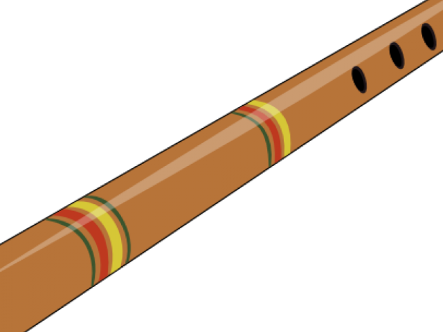 Krishna Clipart Bansuri - Flute Instrument Clip Art (640x480), Png Download