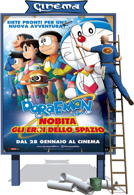 Download Hd Doraemon Movie 2016 Nobita Dan Kelahiran Jepang Subtitle Hustle I Signori Della Truffa Cast Transparent Png Image Nicepng Com