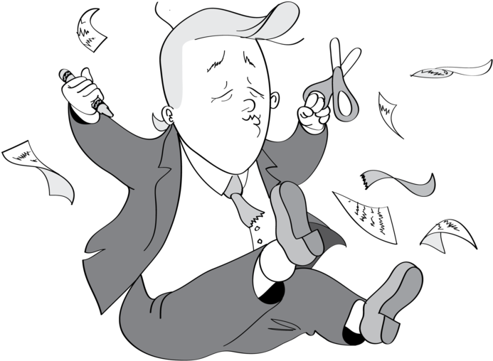 11 Trump Tax - Cartoon (1000x667), Png Download