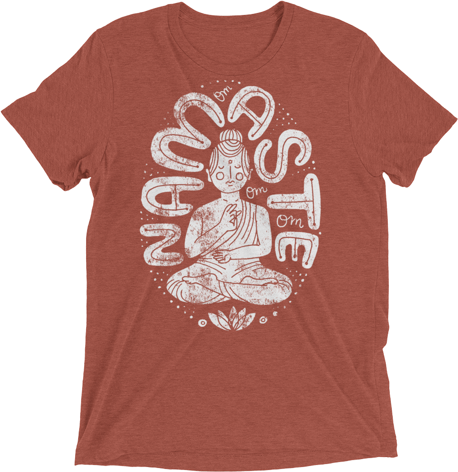 Vegan Yoga Shirt - Illustration (1000x1000), Png Download