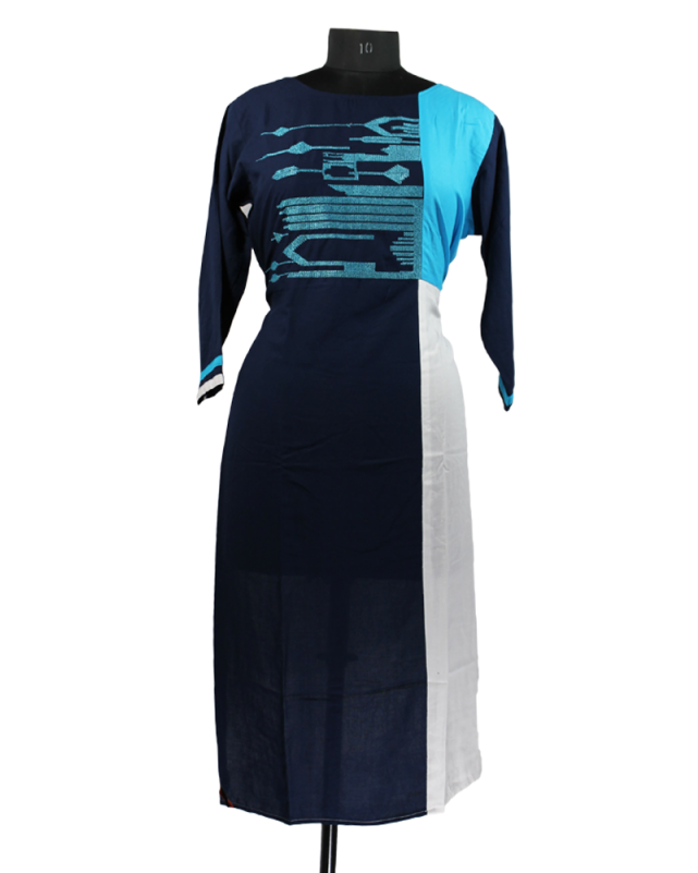 Women Multicolor Printed Regular Fit Kurti - Formal Wear (800x800), Png Download