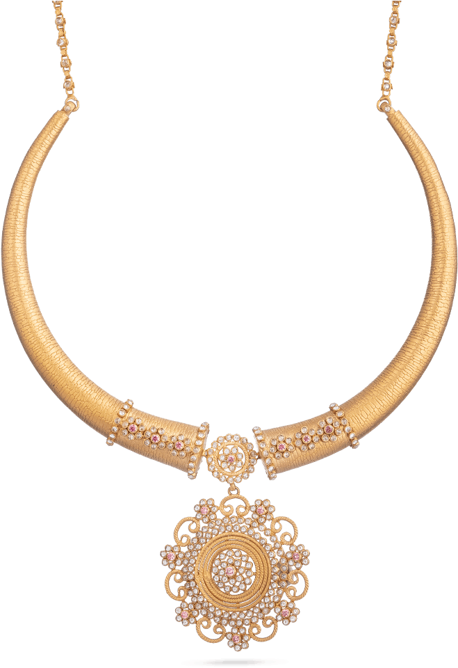 Download Hd Jewellery For Women Indian Gold Bridal Necklace Set Necklace Transparent Png Image Nicepng Com