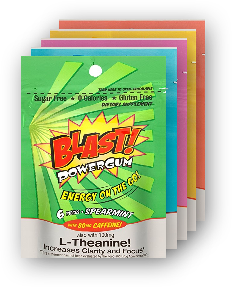 Blast Power Gum - Flyer (1000x1000), Png Download