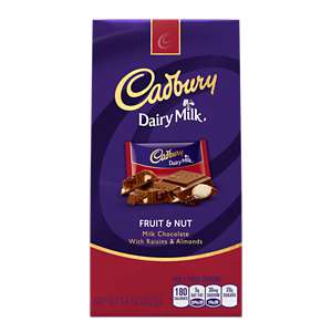 Cadbury Dairy Milk Fruit & Nut Candy, - Cadbury Chocolate (300x300), Png Download