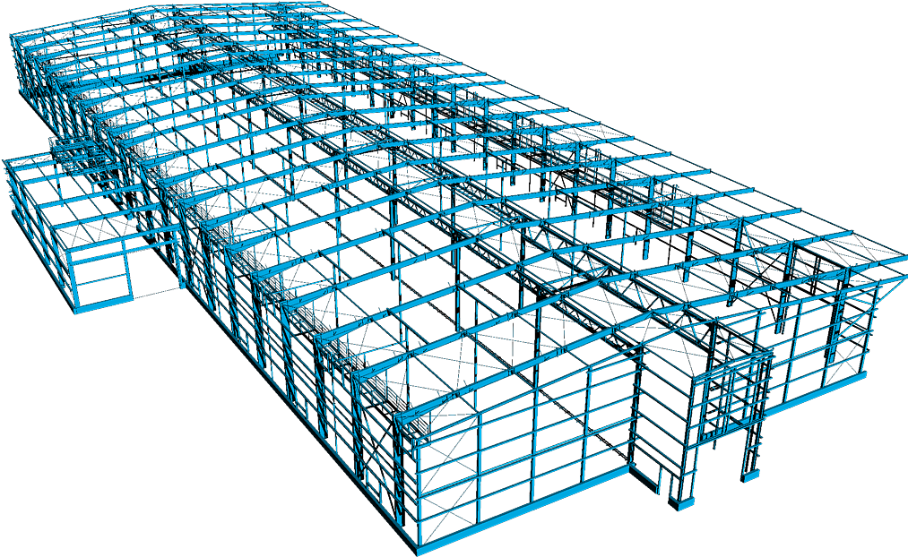 Tekla Steel Detailing - Steel Structural Png (1024x768), Png Download