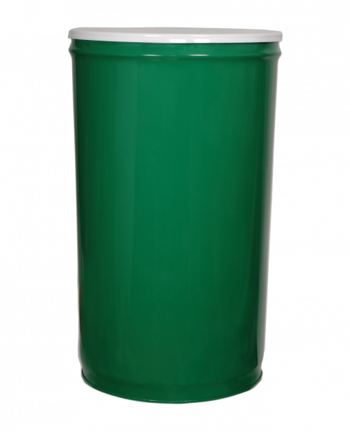 Conical Steel Drum - Plastic (500x615), Png Download