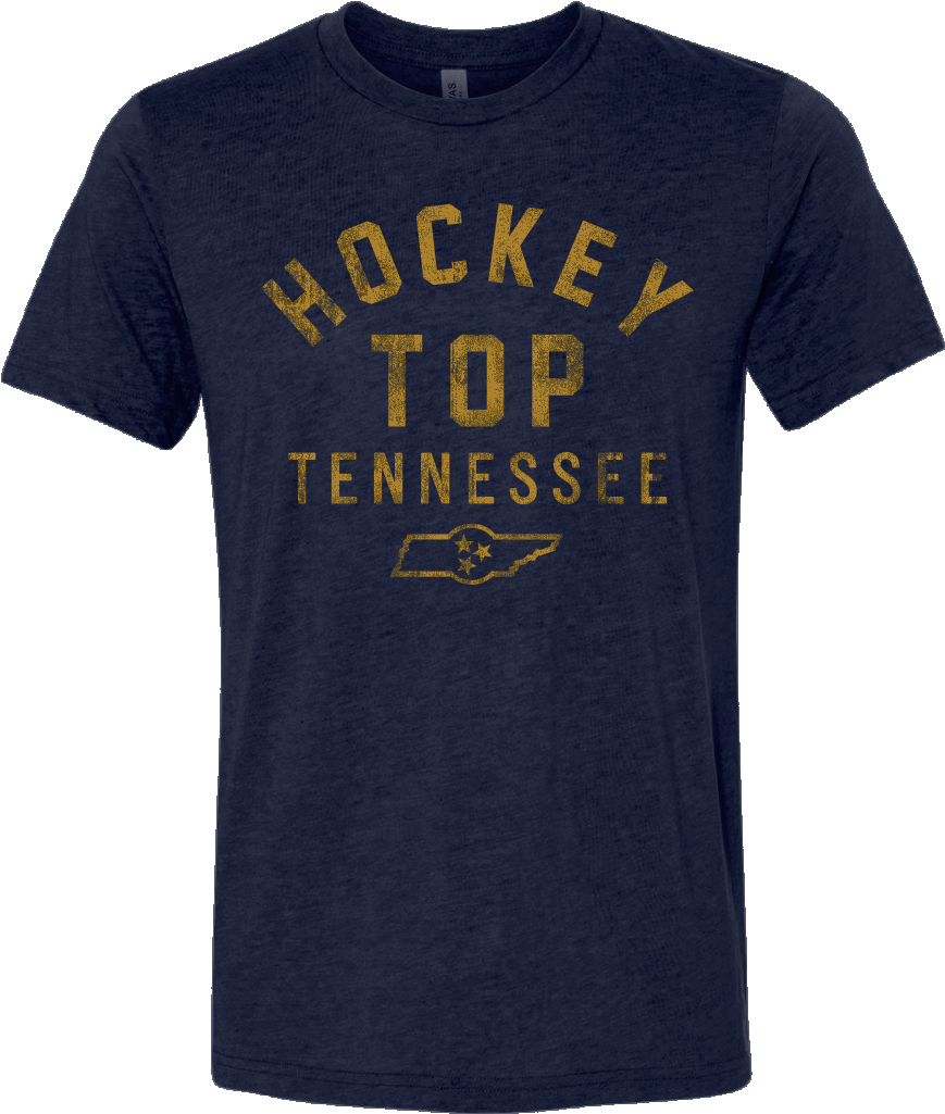 Navy Tri-blend Shirt By Allmade With Golden Yellow - Shirt (1000x1250), Png Download