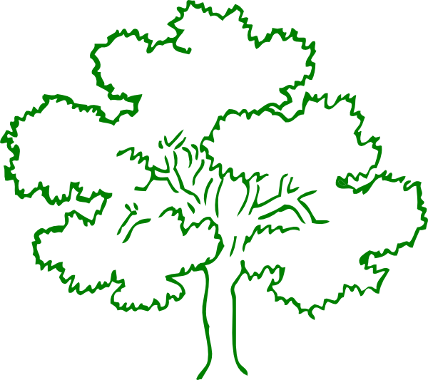 Oak Tree Icon Png (600x533), Png Download