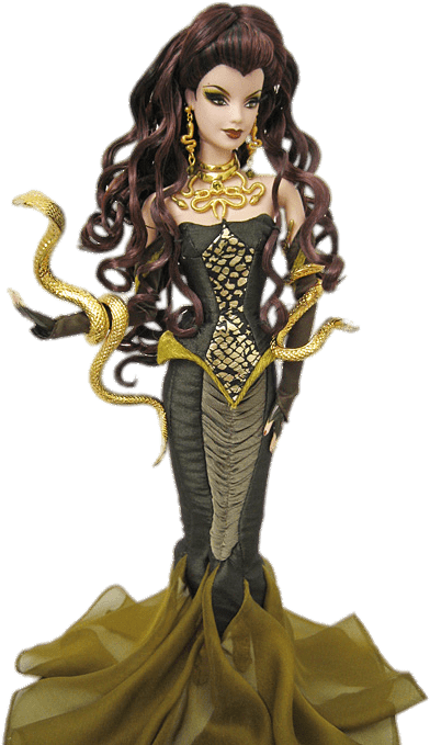 Download - Medusa Barbie (511x682), Png Download