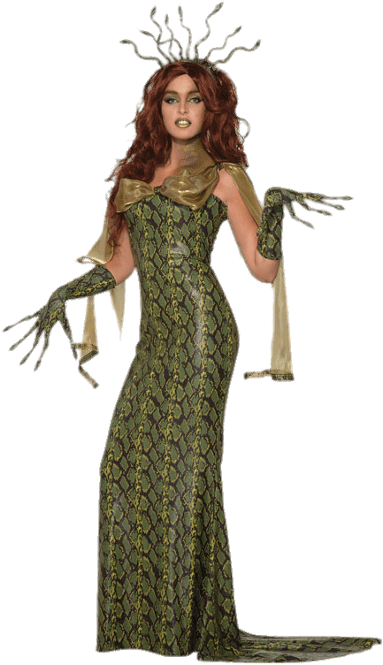 Greek Mythology - Greek Goddess Medusa Costume (600x800), Png Download