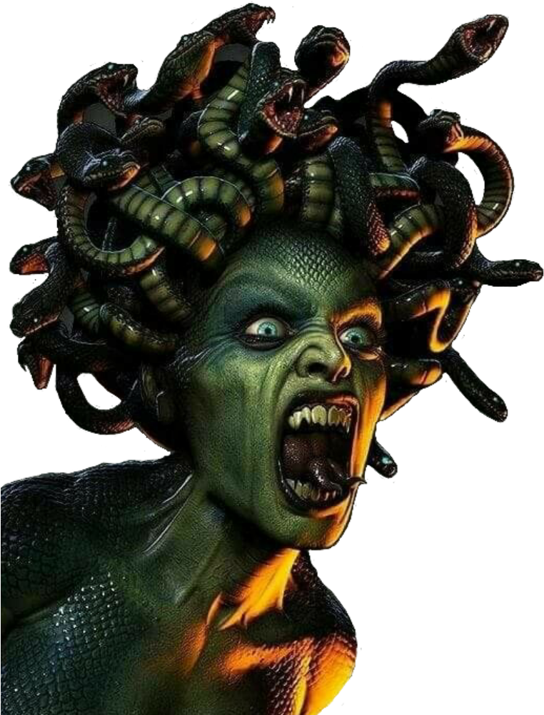 Medusa Sticker - Medusa Zbrush (1024x1024), Png Download