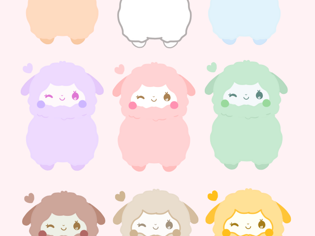 Alpaca Clipart Pastel Goth - Cartoon (640x480), Png Download