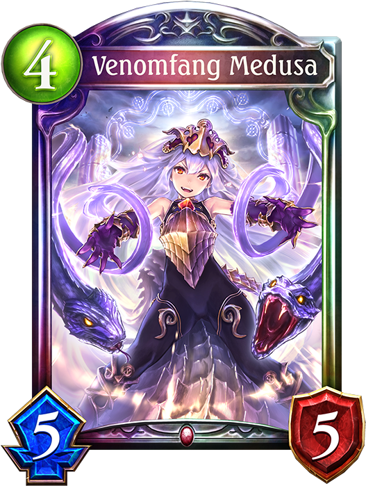 Unevolved Venomfang Medusa Evolved Venomfang Medusa - Holylord Eachtar (536x698), Png Download