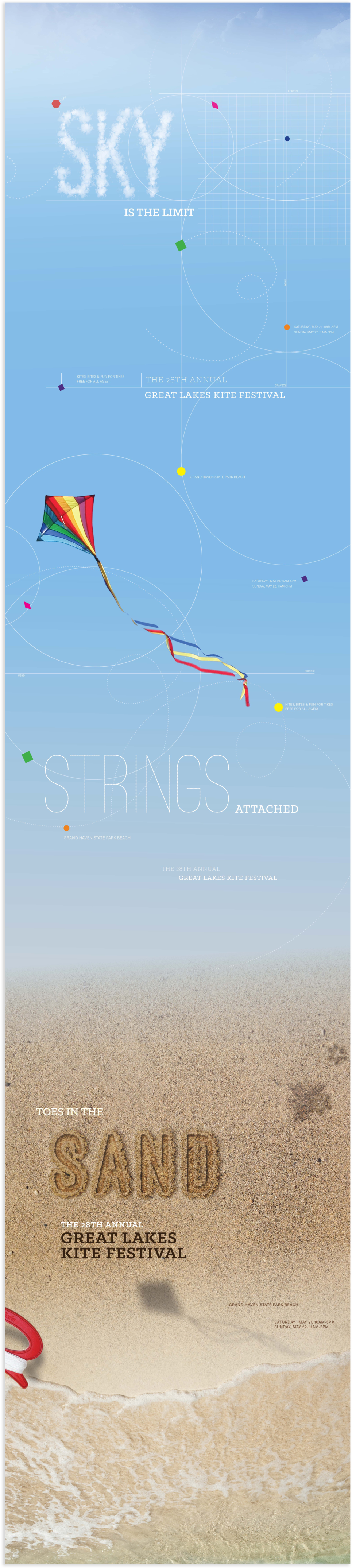 Poster-full - Kite Festival Poster Design (1000x4333), Png Download