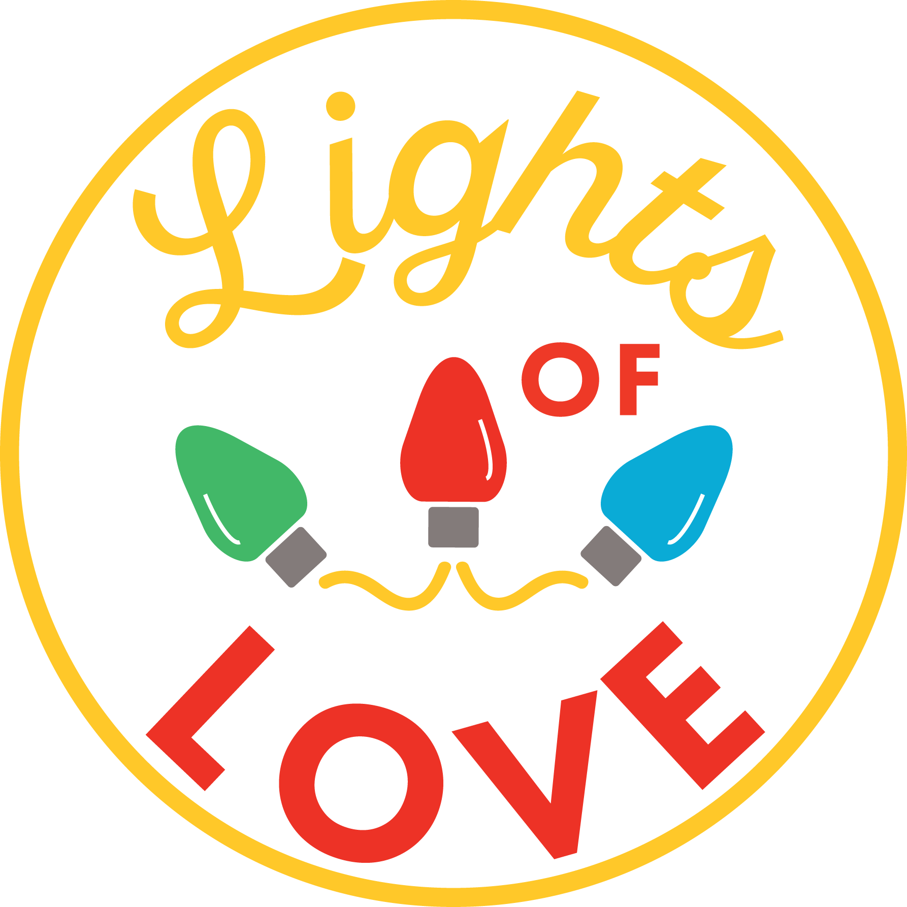 The 11th Annual Lights Of Love Kicks Off The Holiday - Label (1786x1786), Png Download