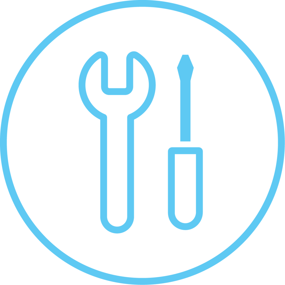 Conen Blue Maintenance - Circle (1000x1000), Png Download