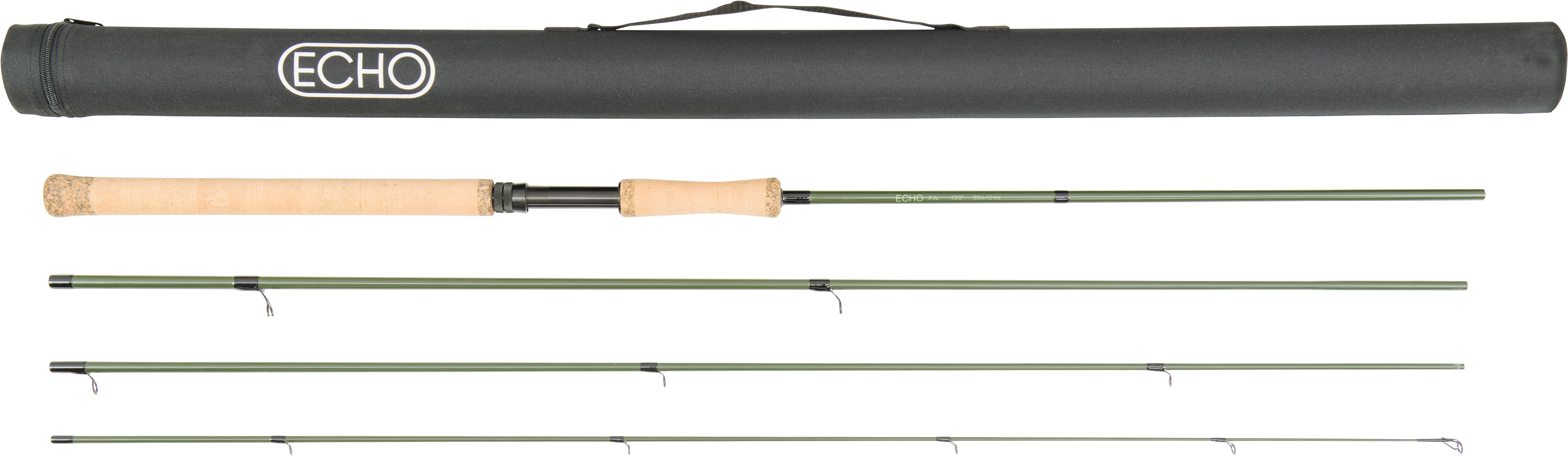 Echo Pin - Centerpin Rod - Fishing Rod (6619x2180), Png Download