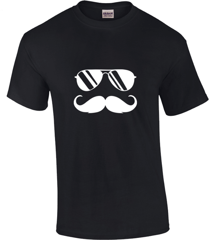 'mustache' Adult T-shirt - Seesaw T Shirt (677x795), Png Download