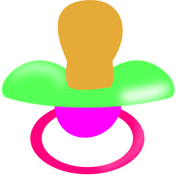 Clip Art Free Green And Pink Clip Art At Clker - Clip Art (600x600), Png Download