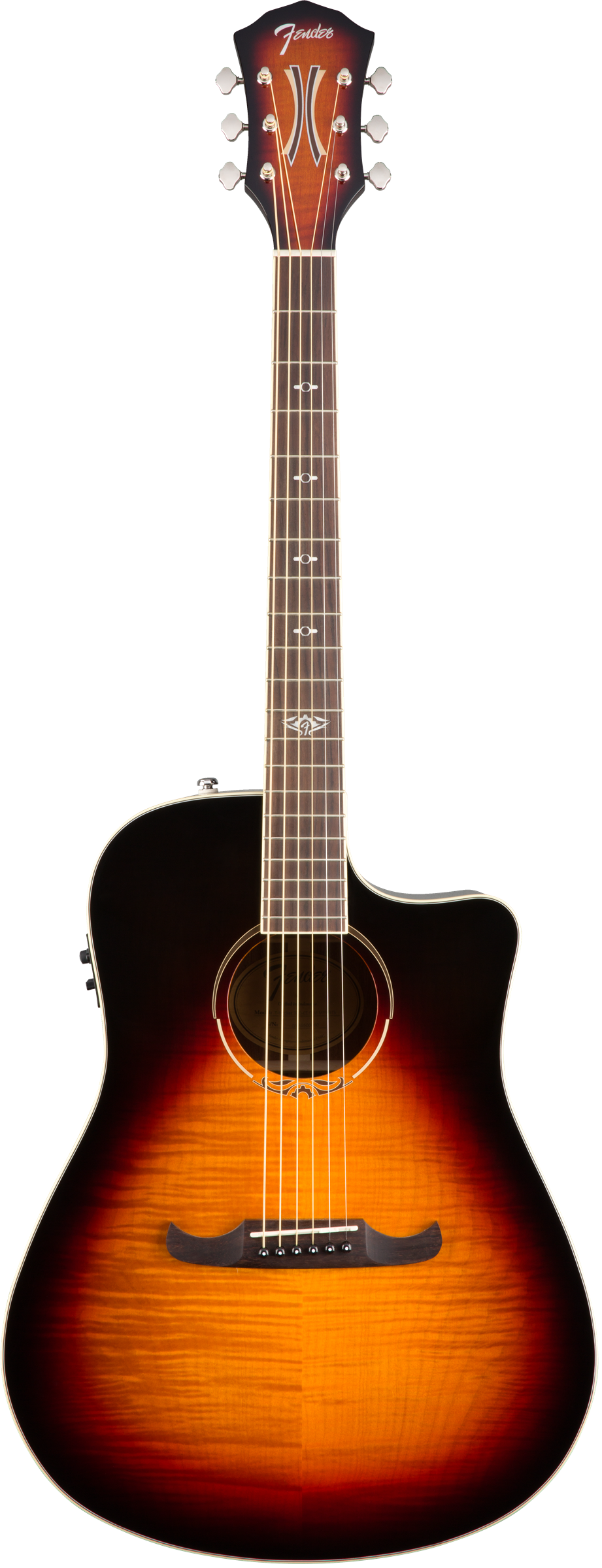 Fender T-bucket 300 Ce Acoustic-electric Guitar (921x2400), Png Download