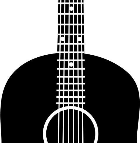 Acoustic Guitar Clipart Fire Png - Guitar Clipart With Transparent Background (640x480), Png Download