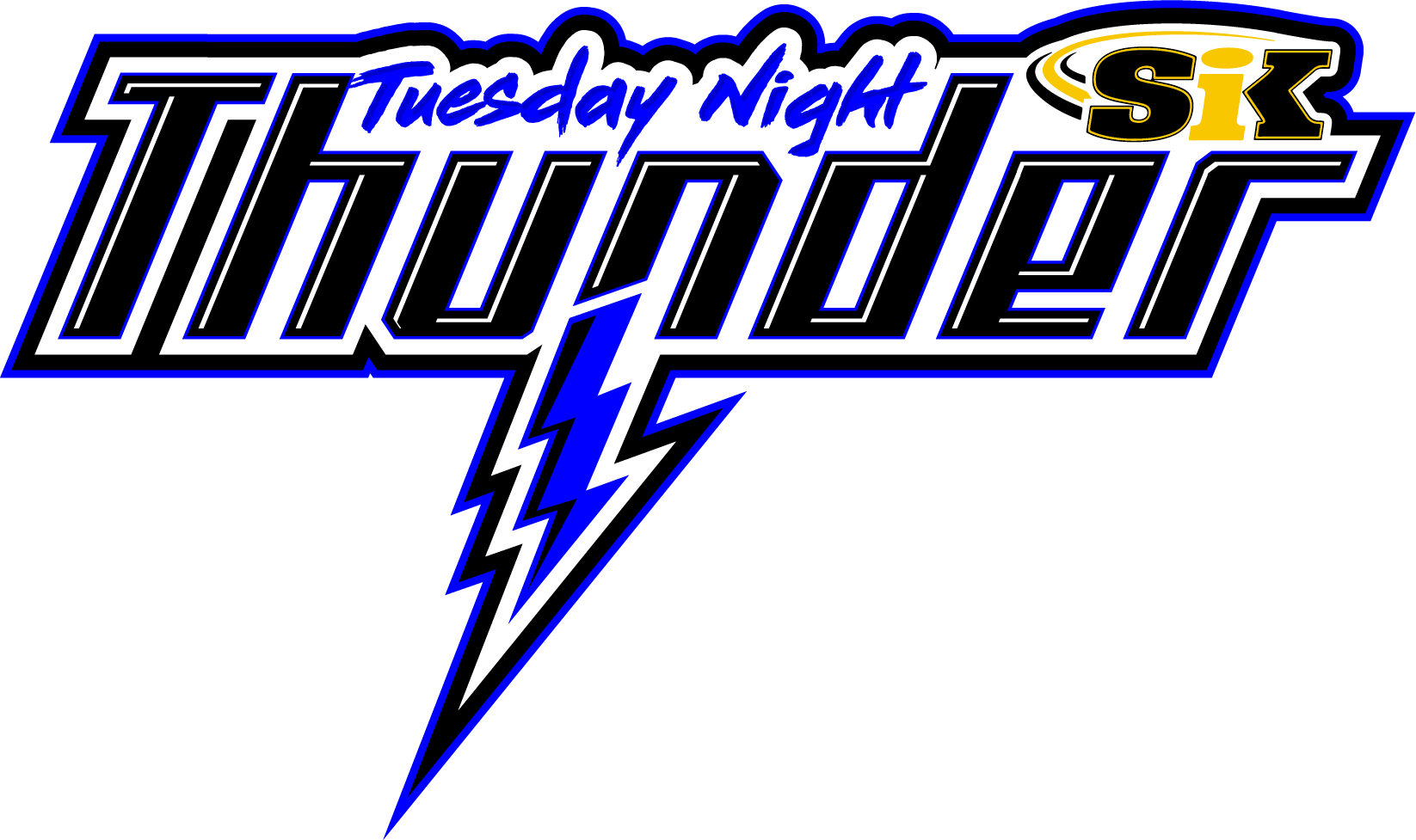 Tuesday Night Thunder Logo (1646x977), Png Download