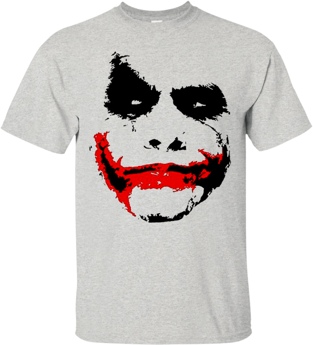 Joker Face T Shirt Hoodie Sweater - T Shirt Joker (1155x1155), Png Download
