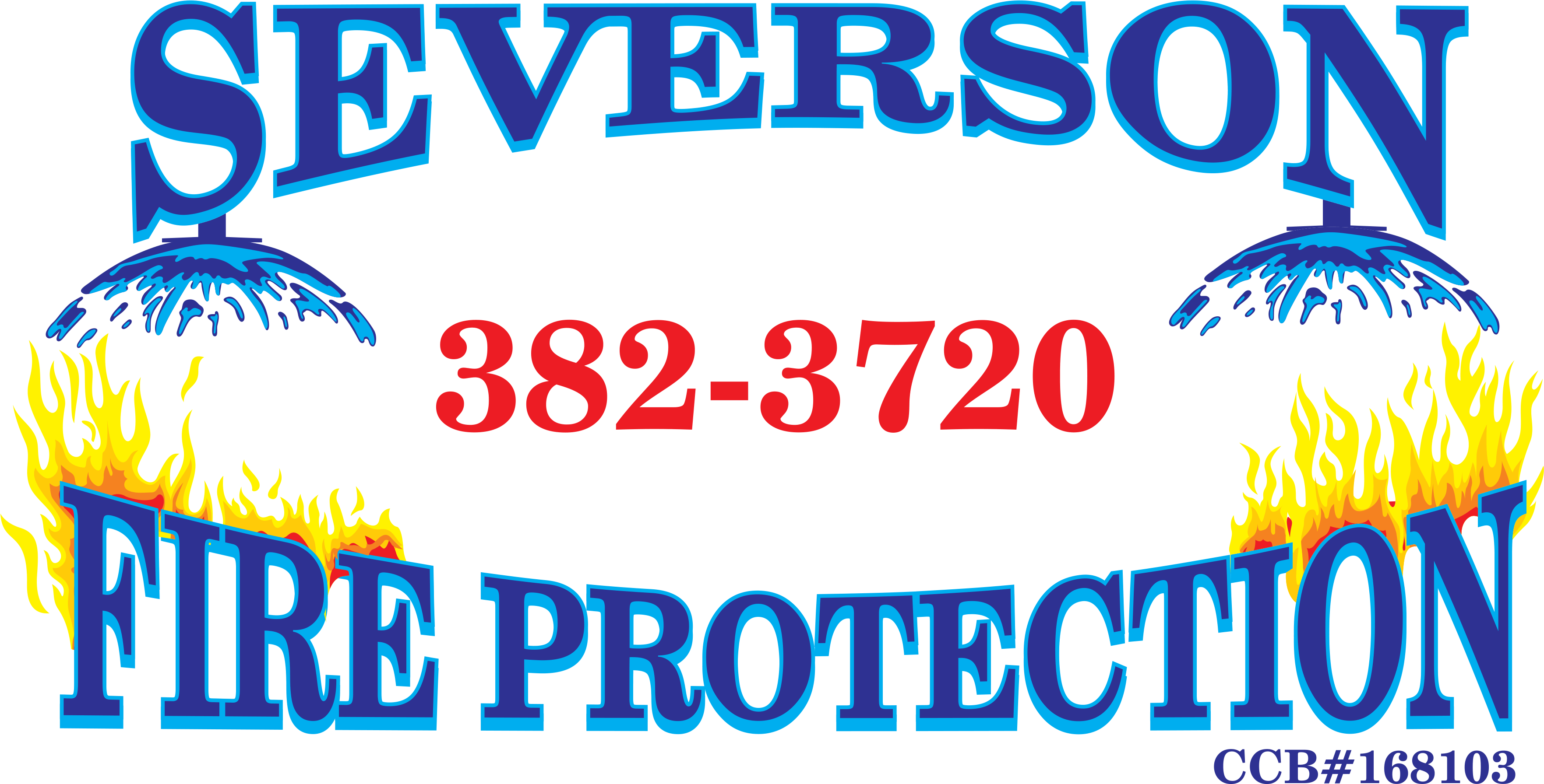 Severson Fire Logo - Poster (3534x1791), Png Download