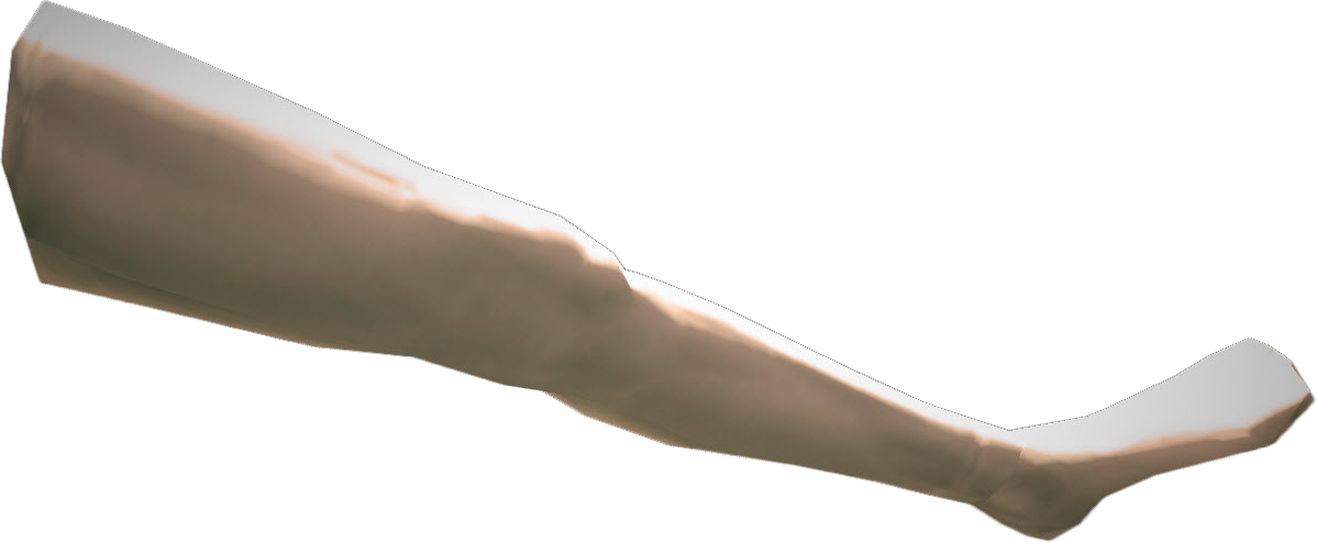 Dead Rising Mannequin Female Left Leg - Png Leg (1198x493), Png Download