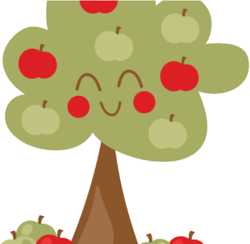 Cute Apple Tree Clipart (640x480), Png Download