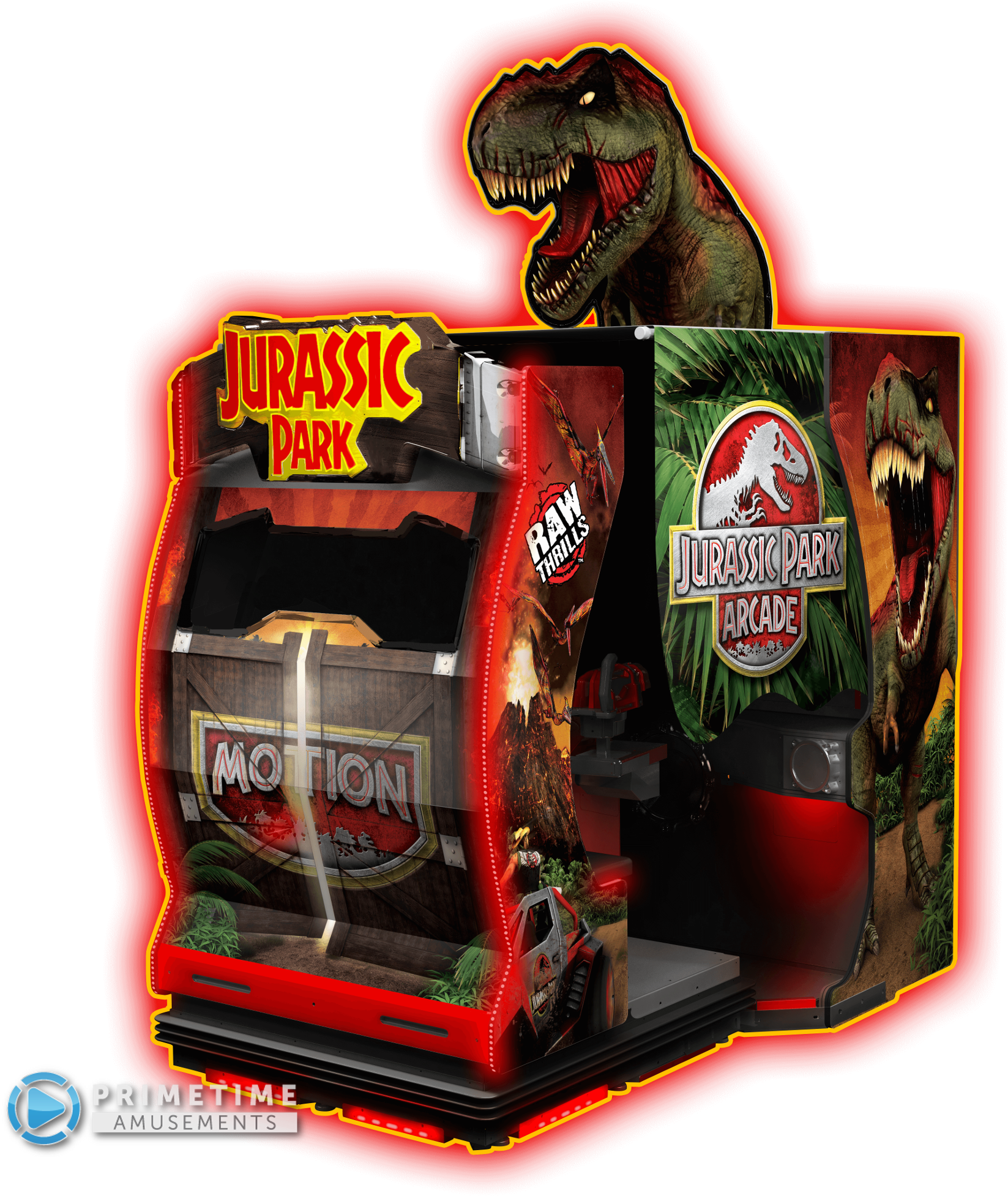 Jurassic Park Arcade Motion Deluxe - Jurassic Park Arcade Game (2000x2000), Png Download
