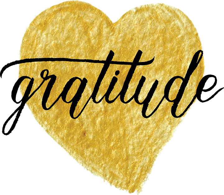Gratitude Hand Lettering (720x629), Png Download