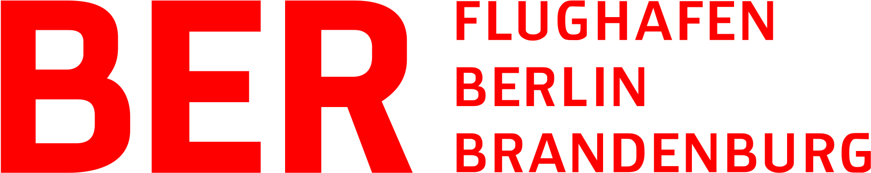Ber Flughafen Berlin Brandenburg Scholz Friends Logo - Berlin Brandenburg Airport (2000x599), Png Download