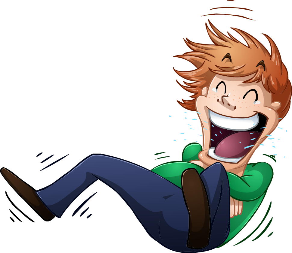 Jpg Royalty Free Download Laugh Clipart Boy - Boy Laughing Clipart (970x843), Png Download