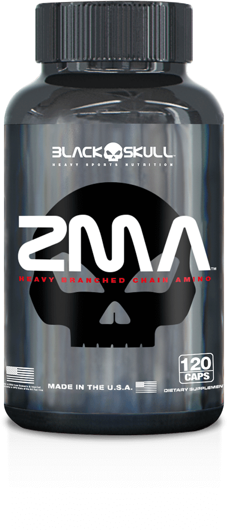 Zma 120 Caps Black Skull (1200x1200), Png Download