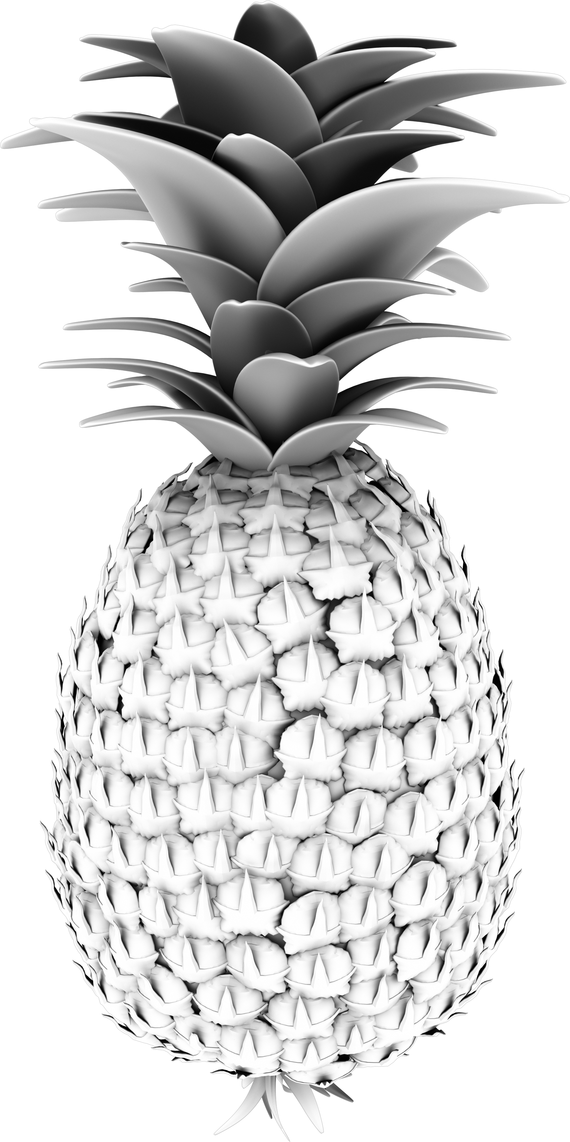 130 Oryza 01 Lit - Pineapple (4096x4096), Png Download