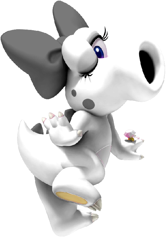 White Birdo Photo Whitebirdo - Birdo Mario Kart Wii (534x762), Png Download