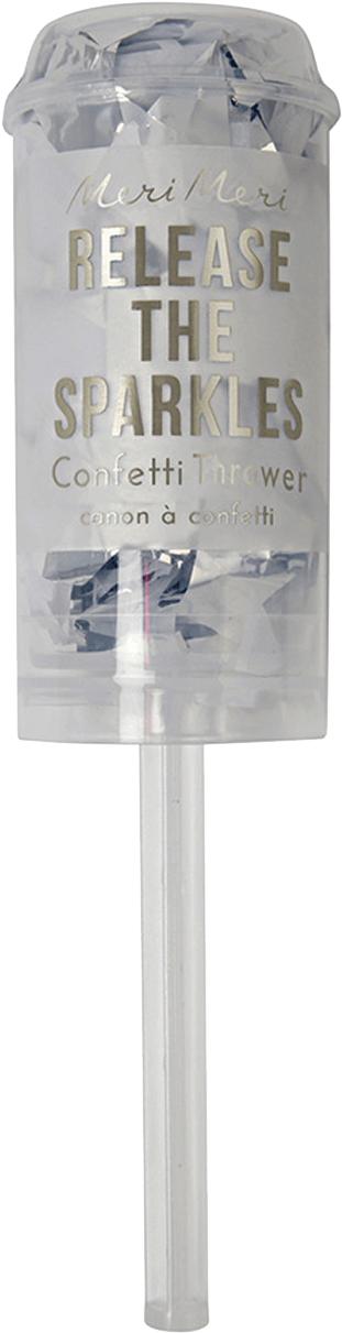 Silver Confetti Thrower - Confetti (1400x1400), Png Download