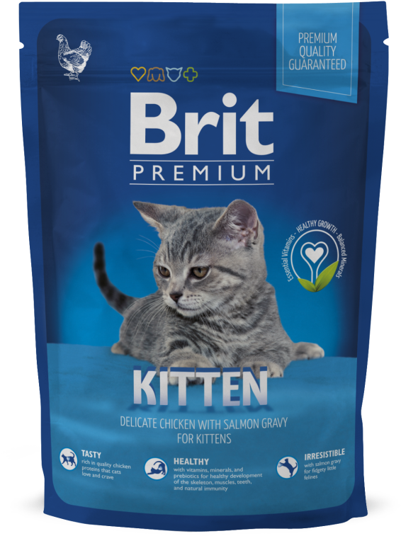 Brit Premium Kitten Ean - Brit Cat Food (577x800), Png Download