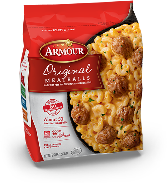 Find A Store - Armour Meatballs (540x630), Png Download